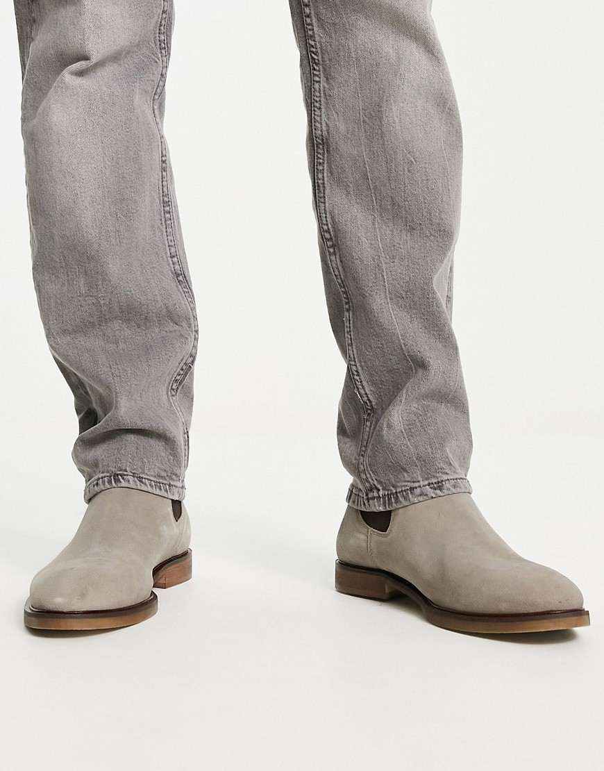 Dune London chelsea boot in taupe-Brown