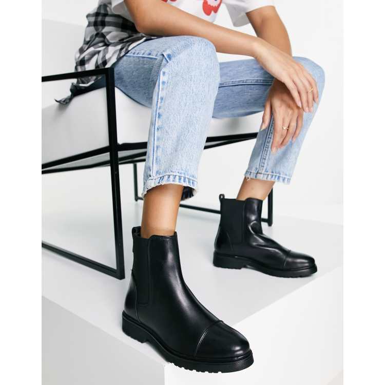 Dune chelsea boots 2025 in black leather