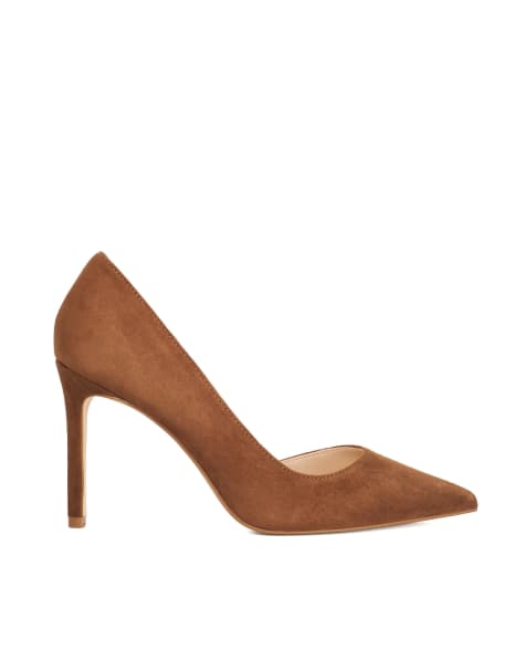 Dune London Chicagos heeled sandals in tan - view 1