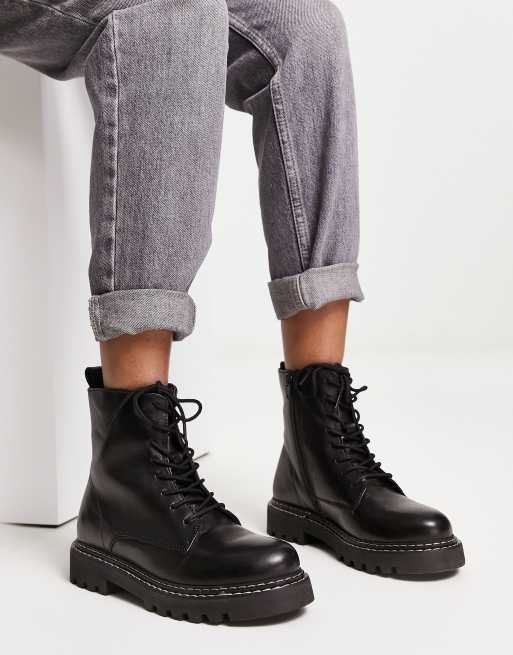 Dune lace hot sale boots