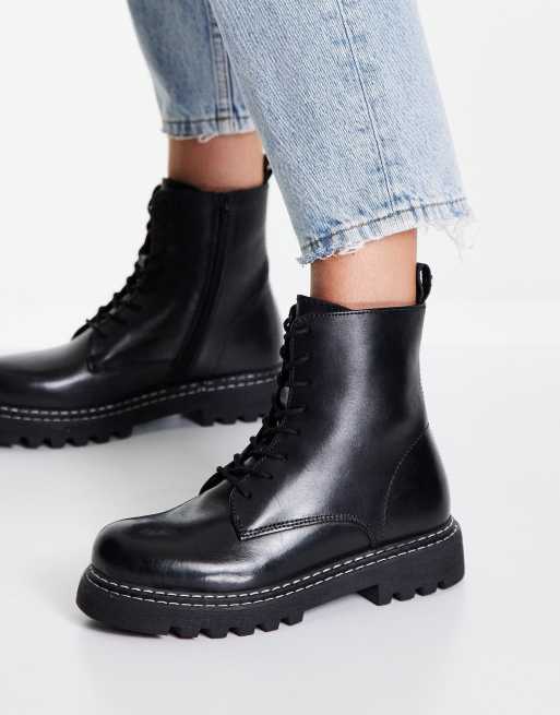 Dune lace outlet up ankle boots