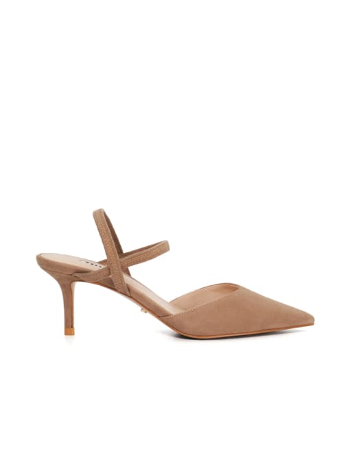 Dune London Classical heels in caramel