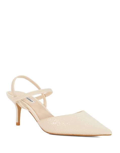 Dune London Classical heels in ecru - view 1