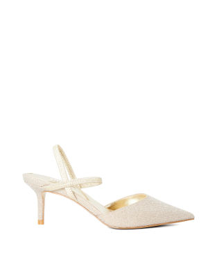  Classical heels sandal in gold