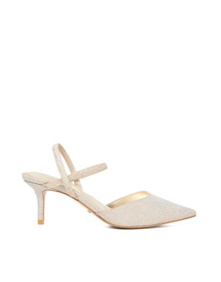  Classical slingbacks in gold