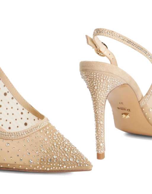 Dune London Compassionate slingbacks in blush, 5 of 5