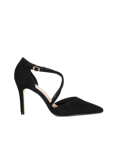 Dune London Corneti court shoes in black - view 1