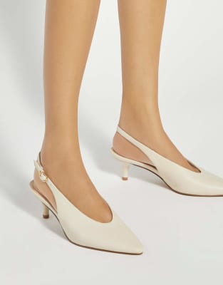  Crediblity slingbacks in ecru