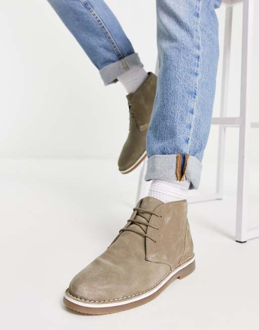 Dune store taupe boots