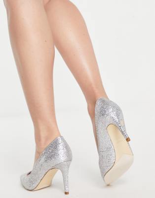 dune silver shoes