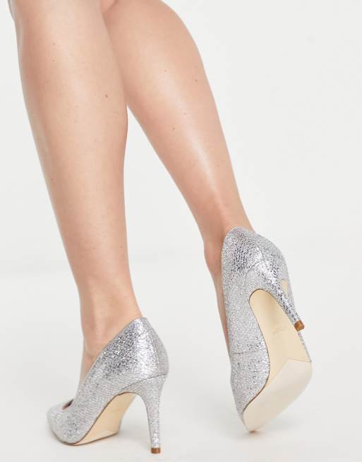 Dune shop glitter pumps