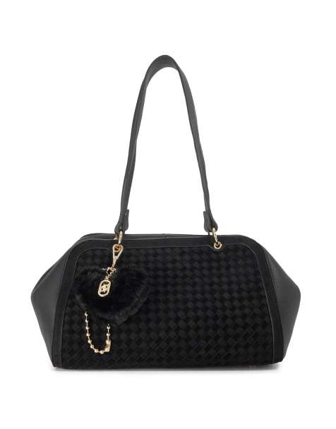 Dune London Decisively shoulder bag in black - view 1