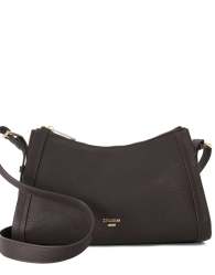 Dune London Declare crossbody bag in dark brown