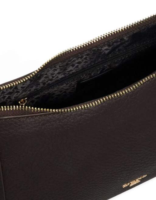 Dune London Declare crossbody bag in dark brown, 2 of 3