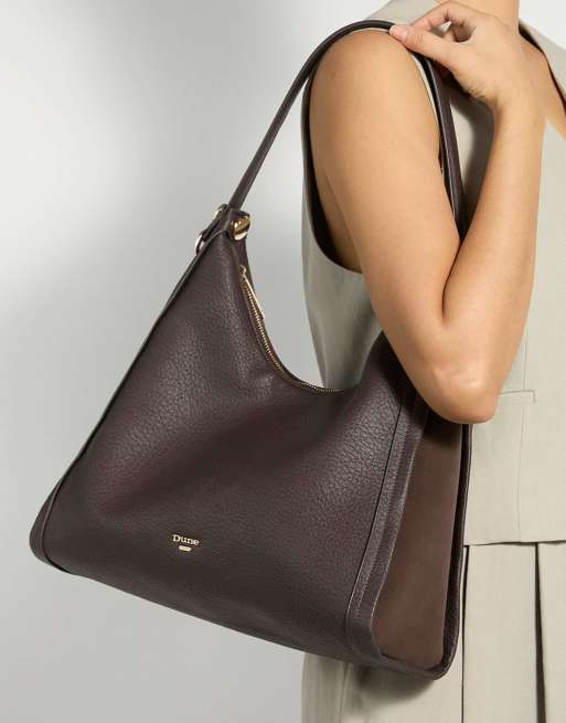 Dune London Declared shoulder bag in brown, 4 of 4