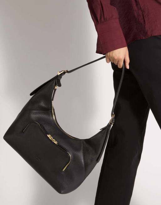 Dune London Defiant shoulder bag in black, 4 of 4