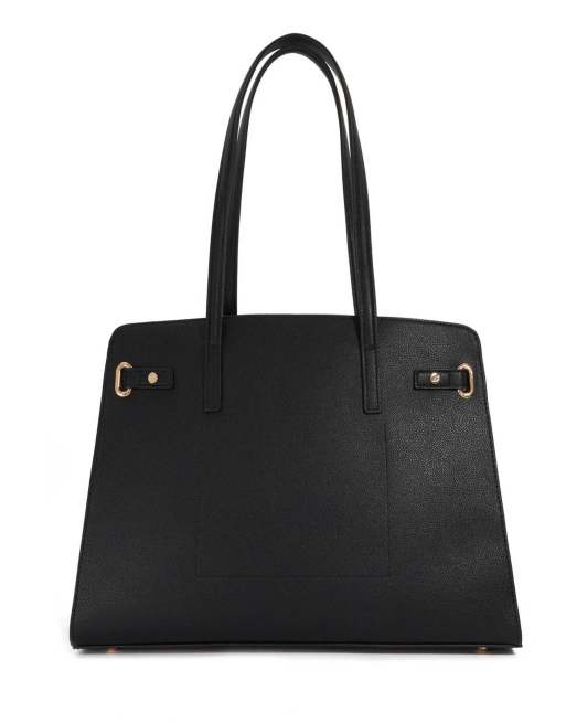 Dune London Define tote bag in black, 3 of 4