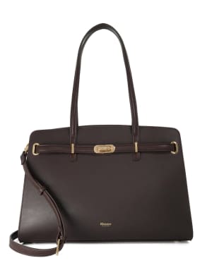 Dune London Define tote bag in dark_brown