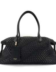Dune London Deliberate hold shoulder bag in black