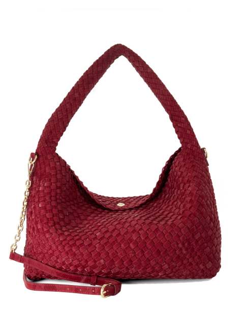 Dune London Deliberate l shoulder bag in berry - view 1