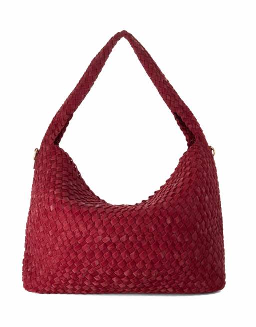 Dune London Deliberate l shoulder bag in berry, 3 of 4