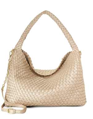 Dune London Deliberate l shoulder bag in champagne