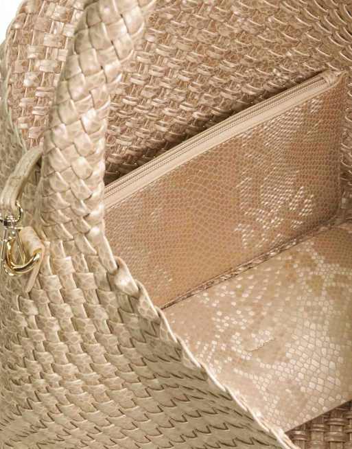 Dune London Deliberate l shoulder bag in champagne, 2 of 4