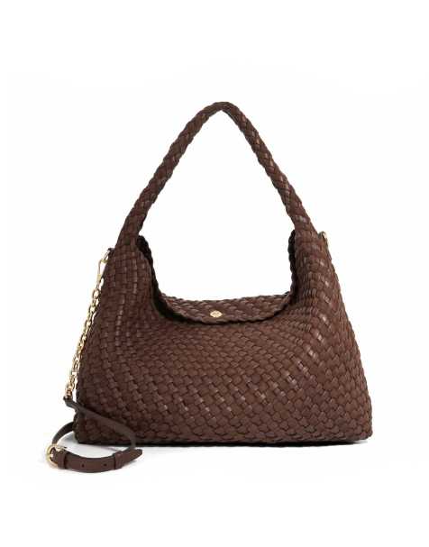 Dune London Deliberate l shoulder bag in dark brown - view 1
