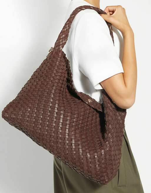 Dune London Deliberate l shoulder bag in dark brown, 2 of 4