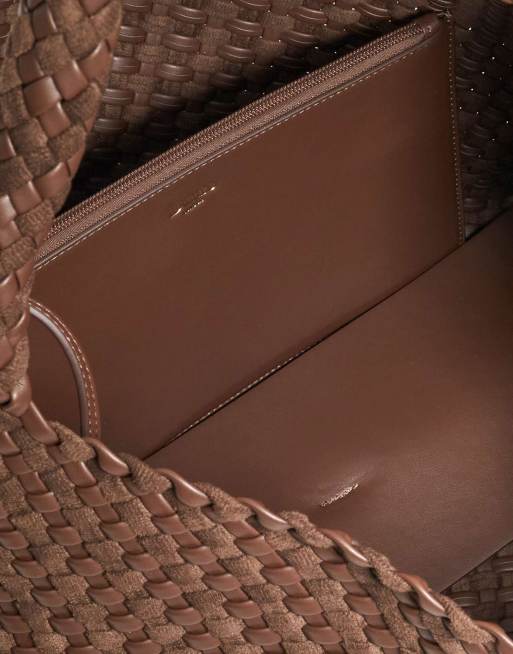 Dune London Deliberate l shoulder bag in dark brown, 3 of 4