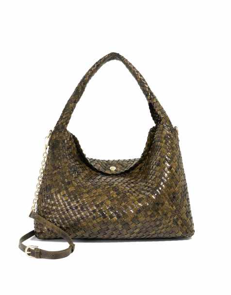 Dune London Deliberate l shoulder bag in green - view 1