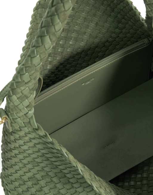 Dune London Deliberate l shoulder bag in green, 2 of 4