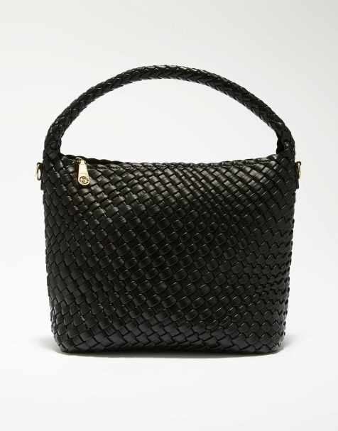 Dune London Deliberate m bucket bag in black - view 1