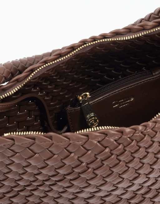 Dune London Deliberate m tote bag in brown, 2 of 5