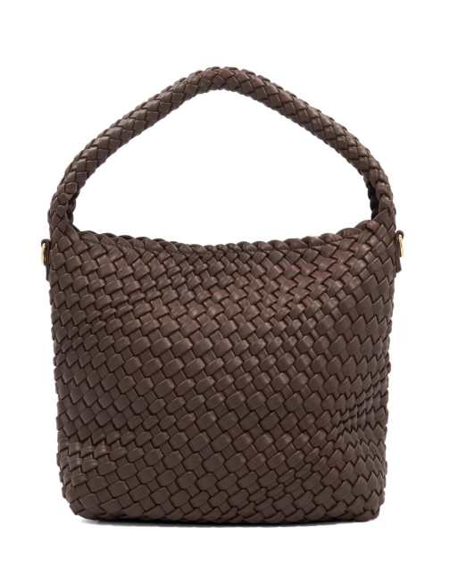 Dune London Deliberate m tote bag in brown, 3 of 5