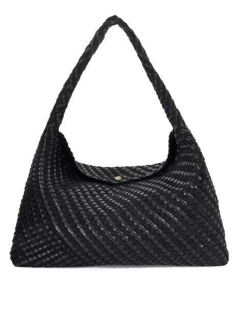 Dune London Deliberate xl shoulder bag in black - view 1