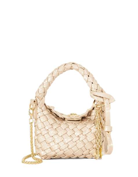 Dune London Deliberatexs micro bag in champagne - view 1