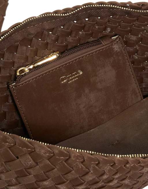 Dune London Deliberating shoulder bag in brown, 2 of 4
