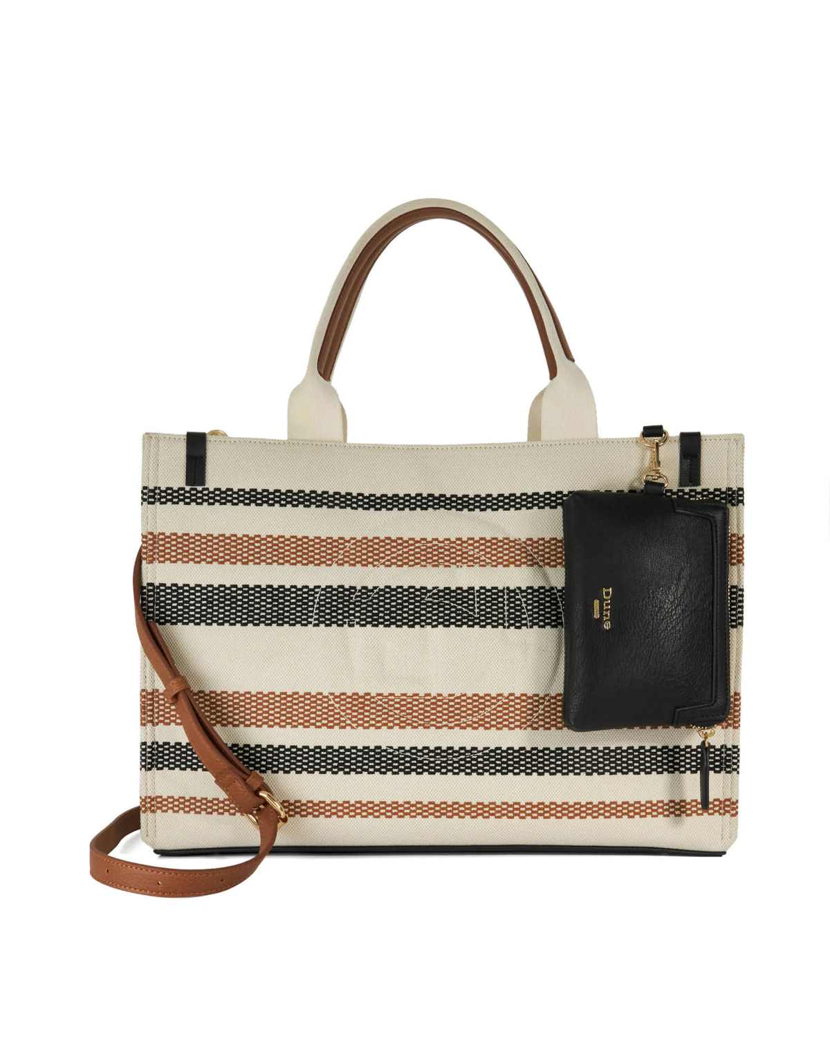 Dune London Deltra tote bag in tan