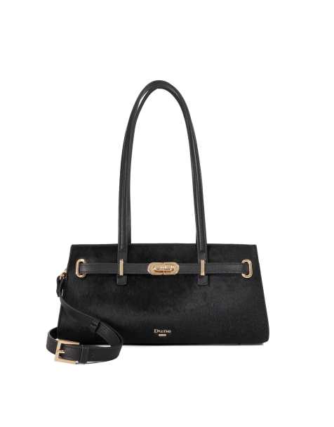 Dune London Depend tote bag in black - view 1