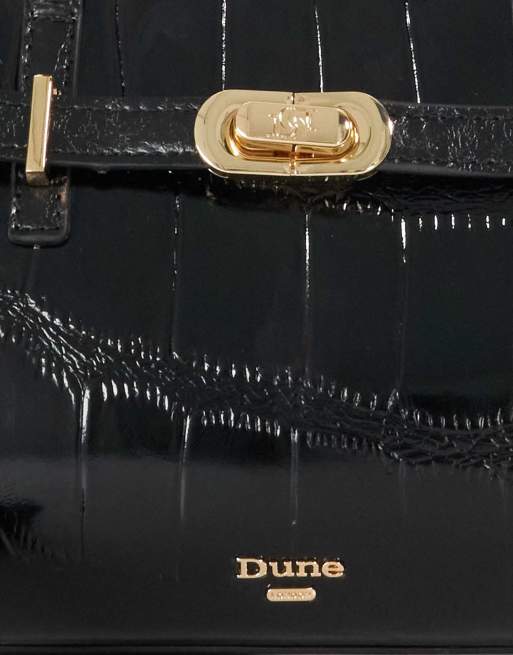 Dune London Depend tote bag in black, 5 of 5