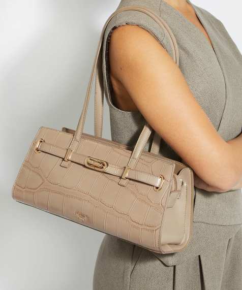 Dune London Depend tote bag in grey - view 1