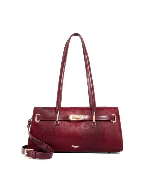 Dune London Depend tote bag in red - view 1