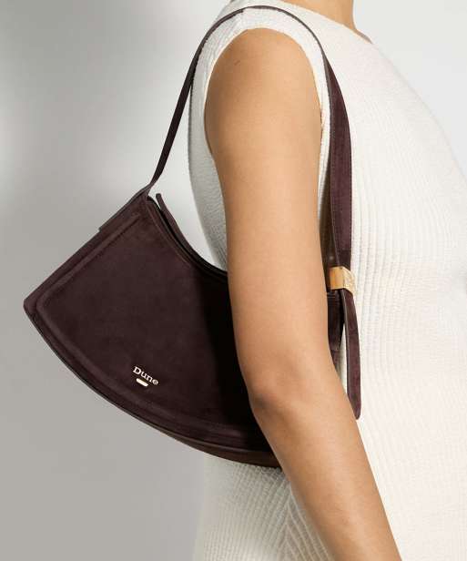 Dune London Dependent shoulder bag in brown, 4 of 5