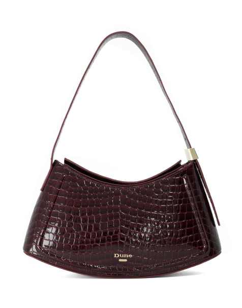 Dune London Dependent shoulder bag in burg - view 1