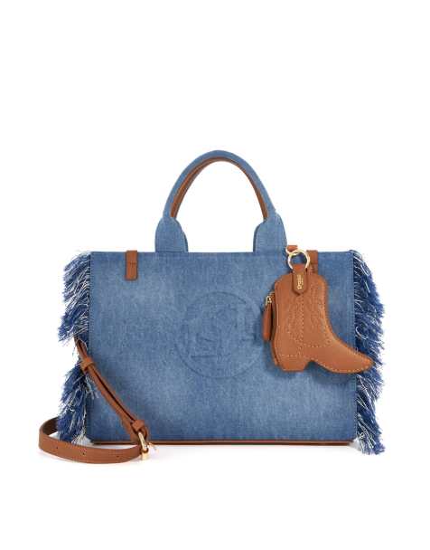 Dune London Desert bag in blue - view 1