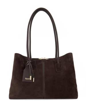 Dune London Deserving l shoulder bag in dark brown
