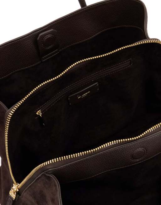 Dune London Deserving l shoulder bag in dark brown, 2 of 4