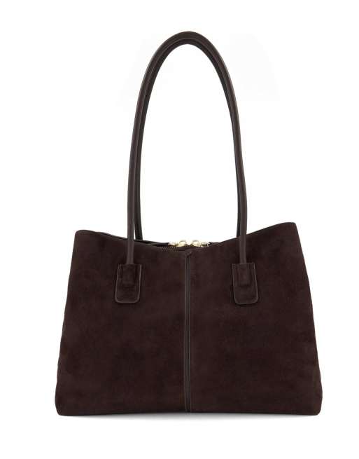 Dune London Deserving l shoulder bag in dark brown, 3 of 4
