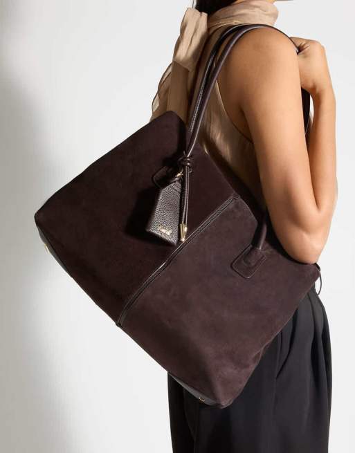 Dune London Deserving l shoulder bag in dark brown, 4 of 4